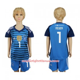 Maillot/Tenue Allemagne Neuer 1 Gardien Enfant Domicile Coupe du monde 2018